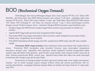 anilisis kadar   bod  perairan pptx