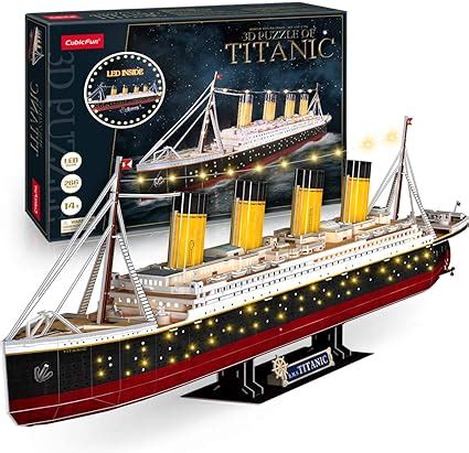 Amazon CubicFun 3D Puzzles For Adults LED Titanic 35 Large