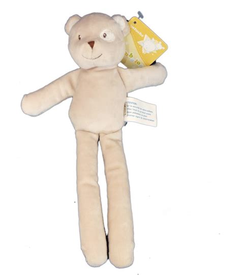 Doudou Ours Gris Beige Kimbaloo La Halle H Cm