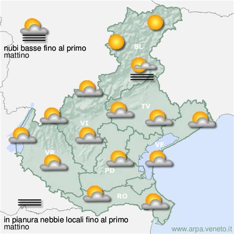 Le Previsioni Meteo In Veneto Per Domenica 16 Ottobre 2022 Daily