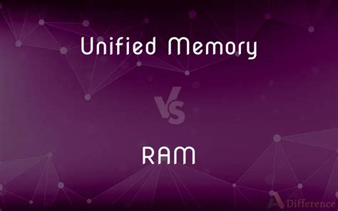 Unified Memory Vs Ram — Whats The Difference