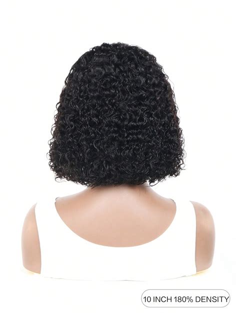 Perucas Bob Encaracoladas X De Cabelo Humano Para Perucas Frontais