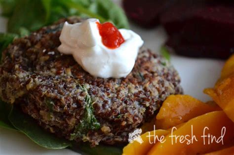 Quinoa Spinach Patties The Fresh Find