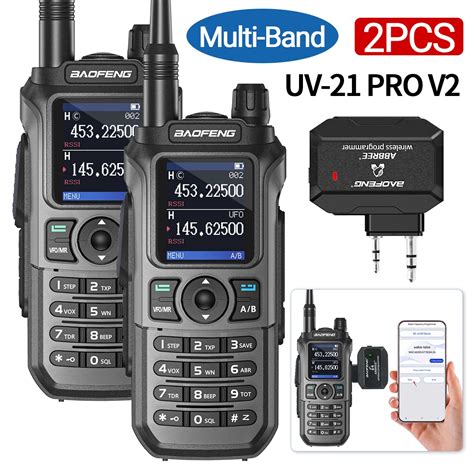 Baofeng Uv Pro V Y Programador Inal Mbrico Walkie Talkie Port Til