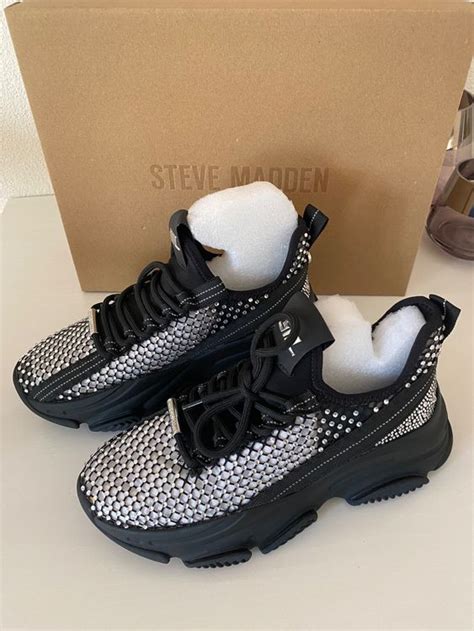 Sneakers Strasssteinbesatz Steve Madden Schwarz Neu Kaufen Auf Ricardo