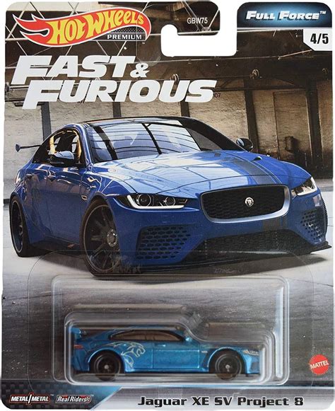 Amazon Mattel Hot Wheels Fast Furious Full Force Jaguar Xe Sv