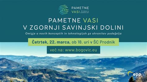 NAPOVED VABILO Pametne Vasi V Zgornji Savinjski Dolini Franc Bogovic