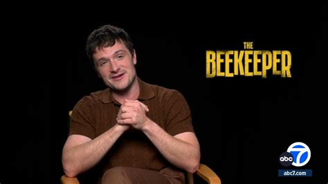 New movie 'The Beekeeper' lets Josh Hutcherson tap into his dark side playing opposite Jason ...