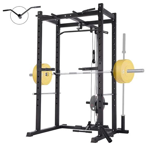 Buy Mikolo Power Cage With Lat Pulldown System Lbs Capacity Power