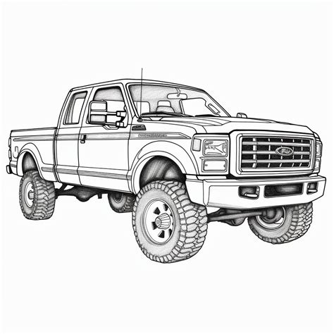 Ford Car 12 Coloring Page