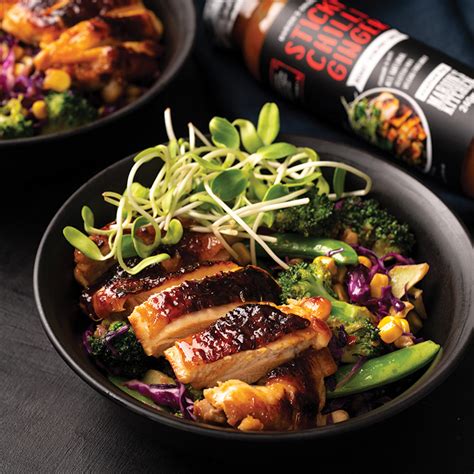 One Pan Sticky Chicken Bowl Marions Kitchen