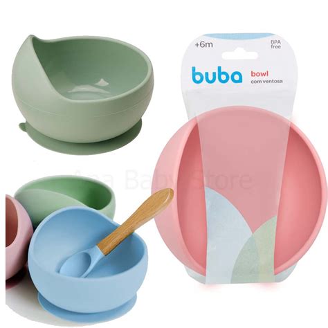 Bowl Silicone Ventosa Tigela Introducao Alimentar Buba Prato Fundo