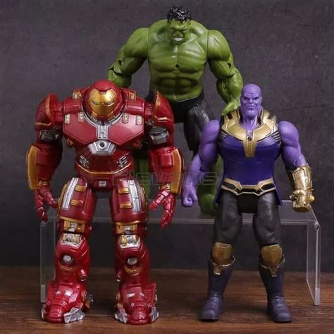 Jual Figure Avengers Infinity War 3 Pcs 1 Set Hulk Thanos Dan