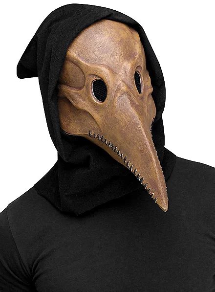 Medieval plague doctor mask brown - maskworld.com