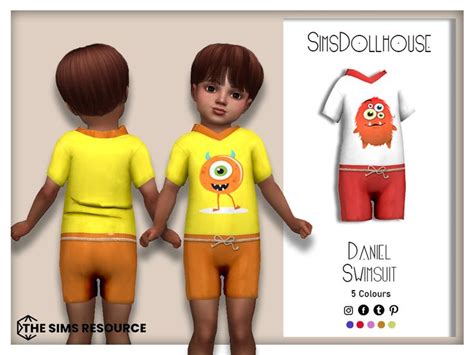 The Sims Resource Daniel Swimsuit Sims The Sims Roupas