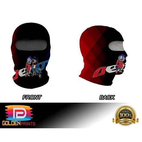 Aerox Full Sublimation Full Mask Freesize Shopee Philippines