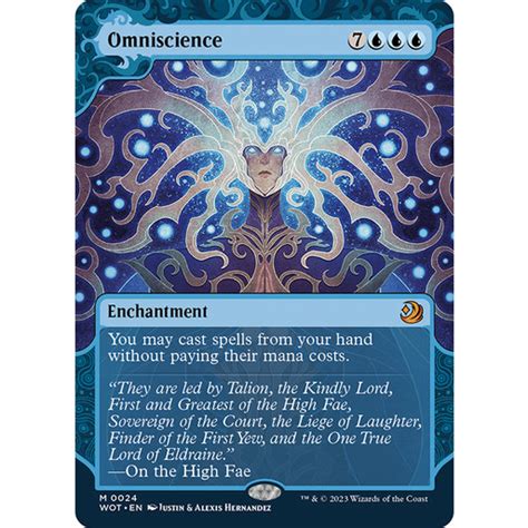 Omniscience Wilds Of Eldraine Enchanting Tales Wot Shopee