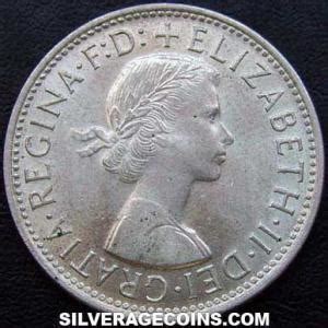 M Elizabeth Ii Australian Silver Florin Royal Visit Silver