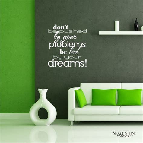 Wall Decals Quote Led by Dreams Vinyl Text Wall Quotes Custom Home ...