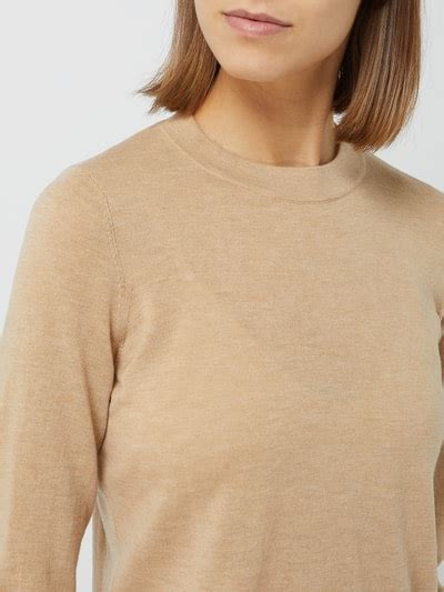 Joseph Janard Pullover Aus Merinowolle Camel Online Kaufen