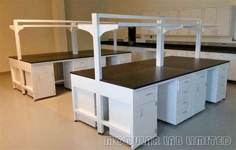 Floor Mounted Modular Lab Benches Full Range Cabinet Science Lab