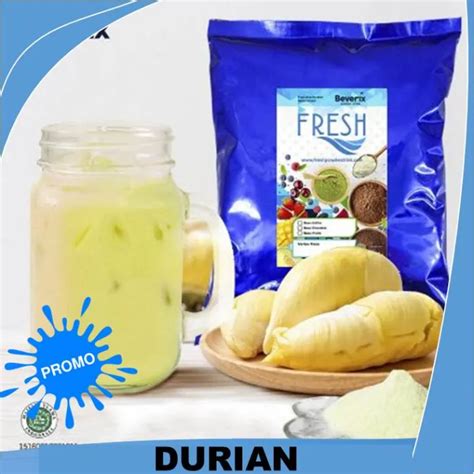 Grosir Bubuk Minuman Premium Serbuk Minuman Rasa Buah Durian Kemasan