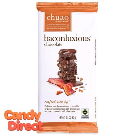 Baconluxious Chuao Milk Chocolate Bars 12ct