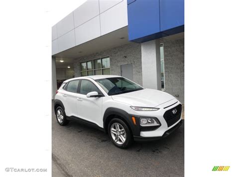 Chalk White Hyundai Kona Se Awd Gtcarlot Car