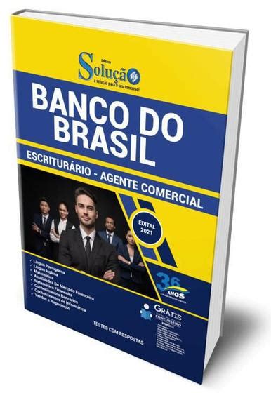 Apostila Banco Do Brasil 2021 Escriturário Agente Comercial Livros