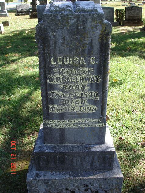 Louisa Crowder Tarrants Galloway Homenaje De Find A Grave