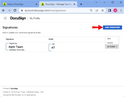 วธเปลยนลายเซนใน DocuSign All Things Windows