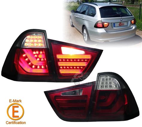 Cauda Luz de Freio Lâmpada Para BMW E91 Touring Wagon Fumaça w LED