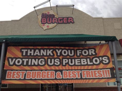 Bingo Burger, Pueblo, CO. | Pueblo, Broadway shows, Bingo