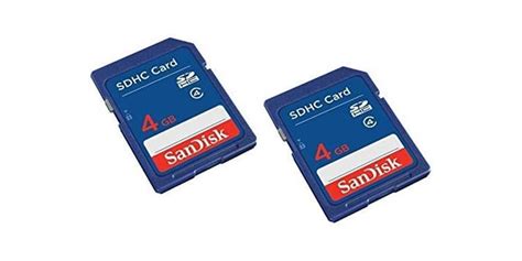 SanDisk 4GB SD Memory Card 2 Pack