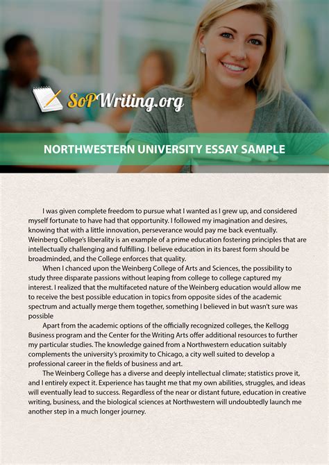 How To Write The Northwestern Essay Adams Author