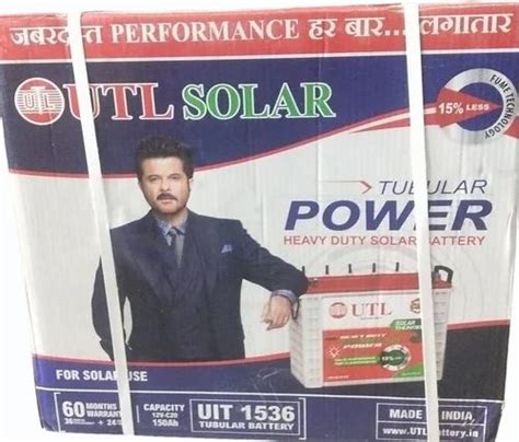 Utl Battery Uit 1536 150 Ah 3 Years Warranty At Rs 14500 UTL Solar