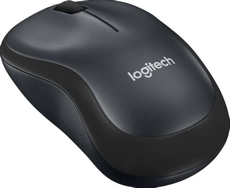 Logitech M Silent Wireless Mobile Mouse Charcoal