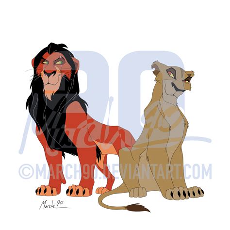 Scar and Zira by March90 on DeviantArt