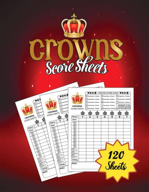 Buy Five Crowns Score Sheets Five Crowns Card Game For Adults Score