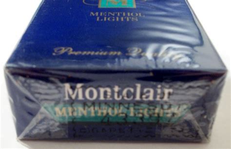 Montclair Menthol Lights King Size Vintage American Cigarette Pack