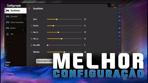 A Melhor Sensi E Config Para Emulador Youtube