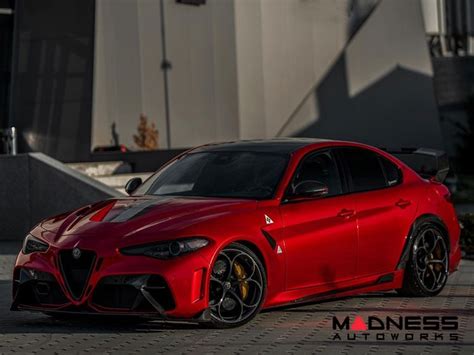 Alfa Romeo Giulia Gtam Style Front Bumper Carbon Fiber Pre Order