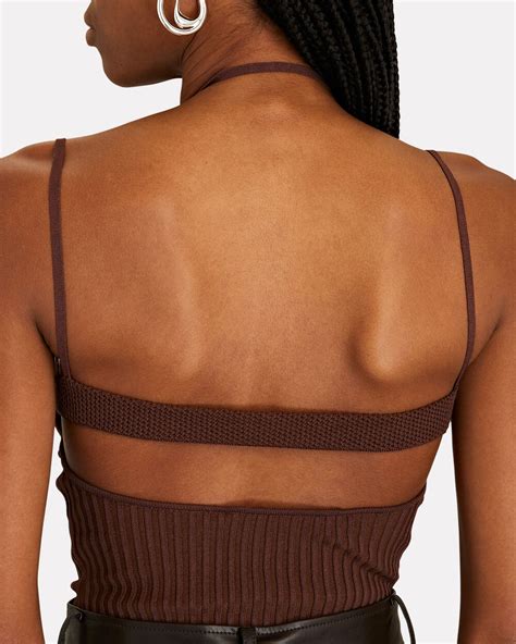 Andrea Adamo Cut Out Rib Knit Top Intermix®