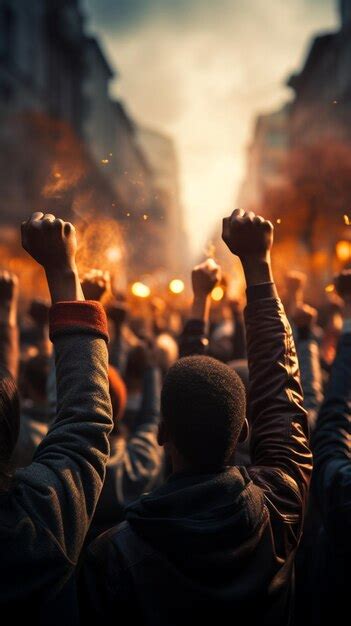 Premium Photo Hands Of Business Team Raised Fist Air Corporate