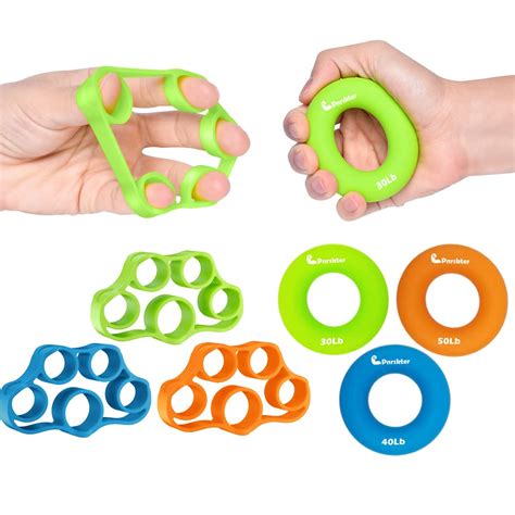 Finger Strengthener Hand Resistance Bands Pcs Finger