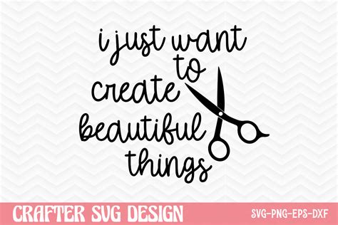 Crafter Quotes SVG I Just Want To Creat Graphic By CraftArt Creative