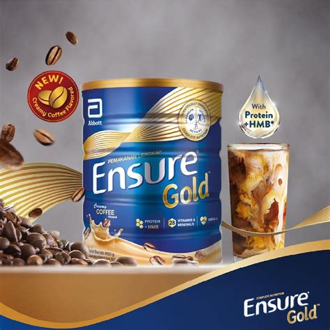 Abbott Ensure Gold Coffee G Contains Essentials Vitamins