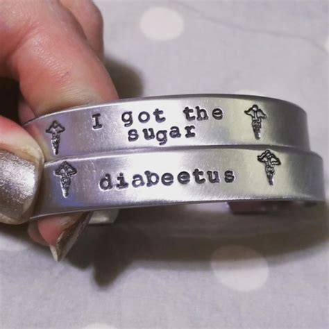 Diabetes Medical Alert Bracelet Diabeetus Bracelet I Got - Etsy