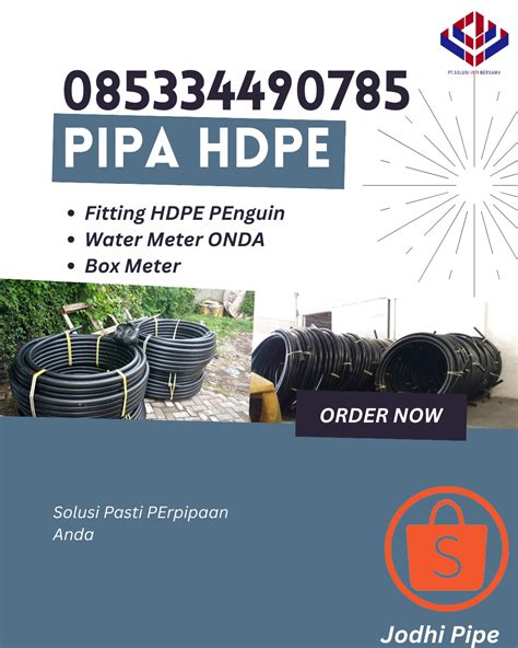 Distributor Pipa Hdpe Kabupaten Tolikara Pt Solusi Inti Bersama