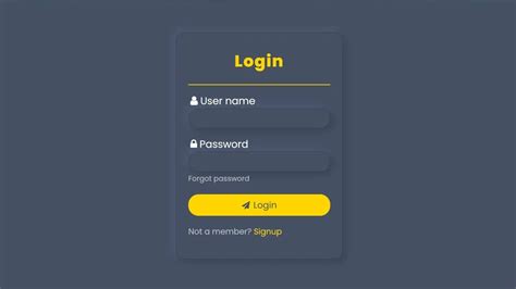 How To Create A Dark Neumorphism Login Form In Html And Css